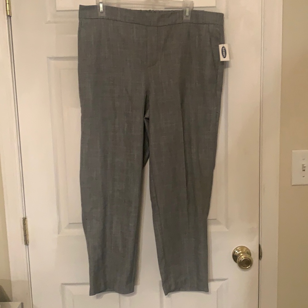 Gray Pull on Pants